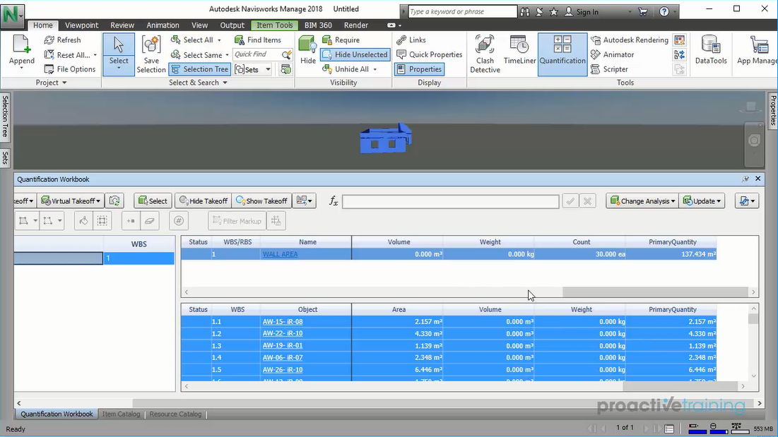 Custom Property Mapping in Navisworks 2018